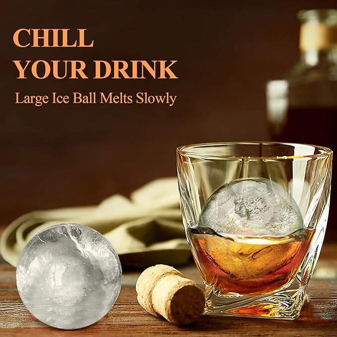 Round Ice Cube Mold, 1.8 INCH x 8, Ice Ball Maker Mold | Round Ice Cube Trays - Image 7