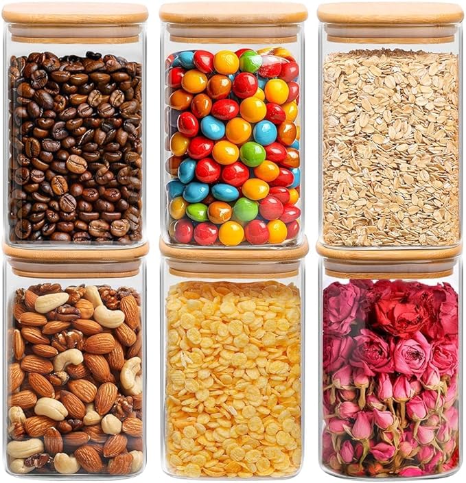 ComSaf 1.2 QT Glass Storage Containers by ComSaf