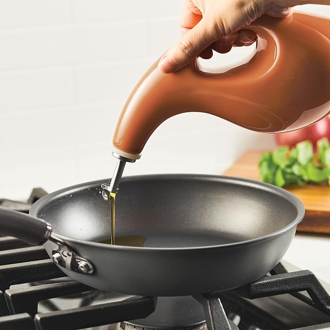 Rachael Ray 48466 Ceramic EVOO Oil and Vinegar Dispensing Bottle - Image 11