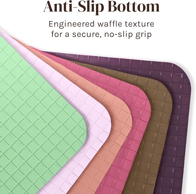 Cooler Kitchen Extra Thick Pastel Flexible Plastic Cutting Board Mats - Image 3