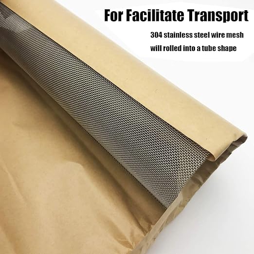 1Pack 100 Mesh 304 Stainless Steel Woven Wire Mesh, Never Rust, Hard and Heat - Image 6