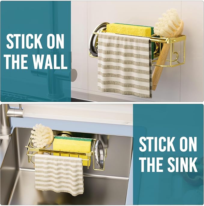 TAILI 4-in-1 Sponge Holder for Kitchen Sink - Image 7