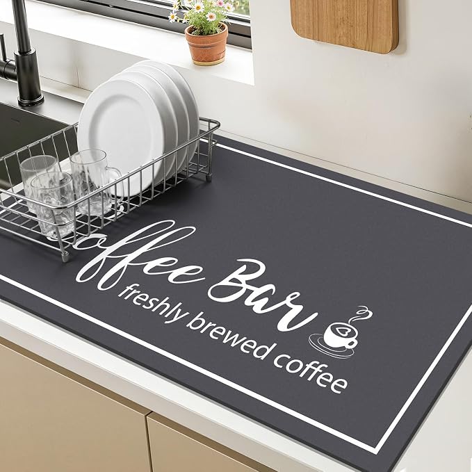 Findosom Dish Drying Mat, Cuttable Drying Mat - Image 9