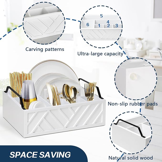 Ukonvi Paper Plate Dispenser and Holder - Image 6
