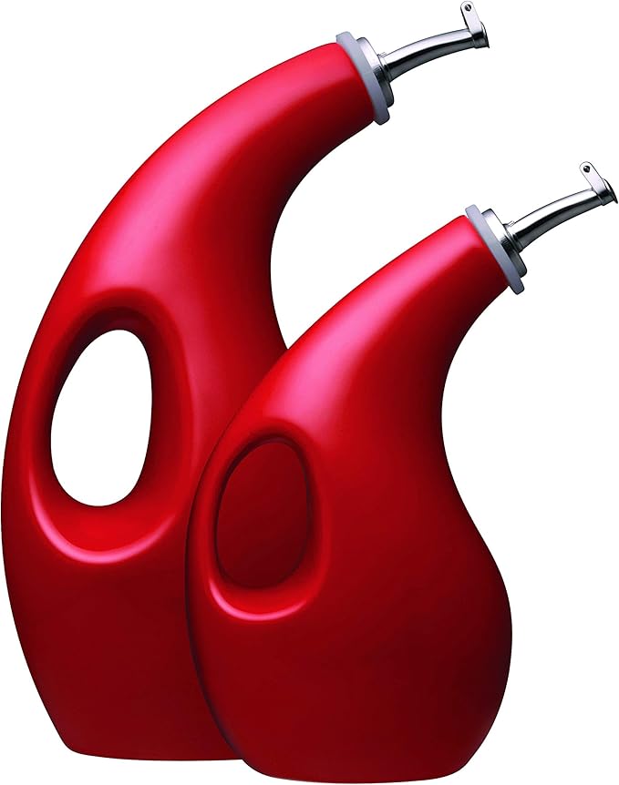 Rachael Ray Solid Glaze Ceramics EVOO Olive Oil Bottle Dispenser by RachaelRayKitchenware
