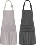 Syntus Apron for Men Women, Adjustable Cooking Kitchen Chef Aprons by Syntus