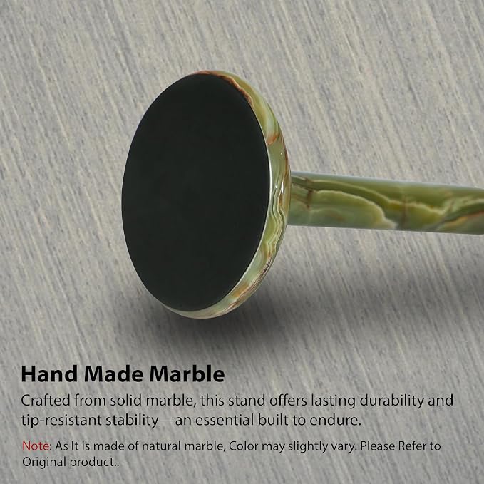 Handmade Green Onyx Paper Towel Holder – Unique Natural Stone Stand - Image 8