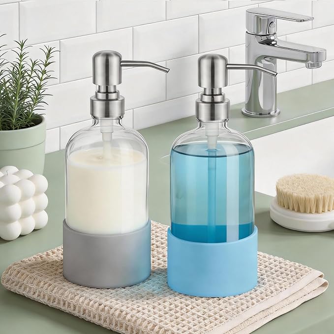 16 oz Hand and Dish Soap Dispenser Set - Image 6