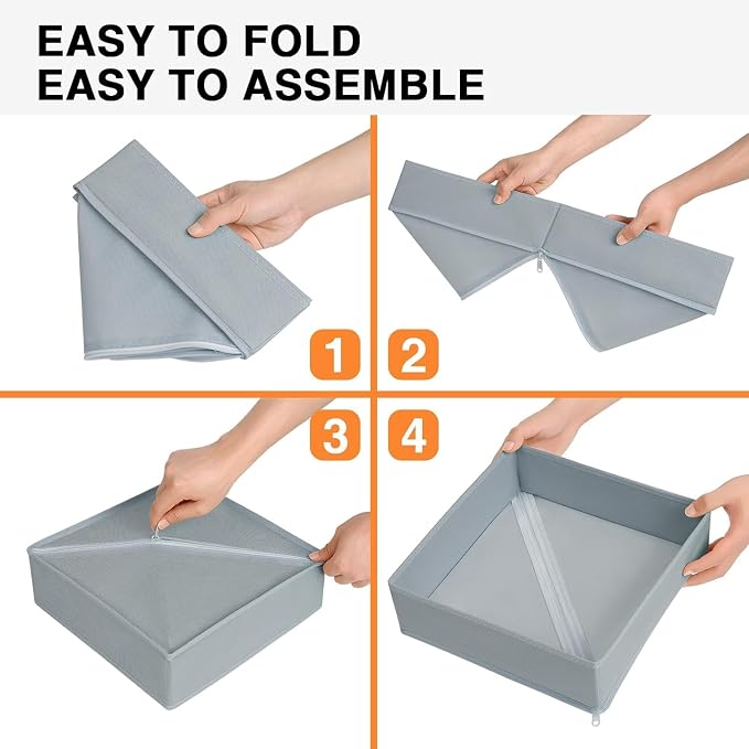 DIMJ Drawer Organizer Clothes 18 Pack - Image 6