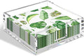 HIIMIEI Acrylic Napkin Holder for Table: Square Luncheon Napkin Tray, Flat by HIIMIEI