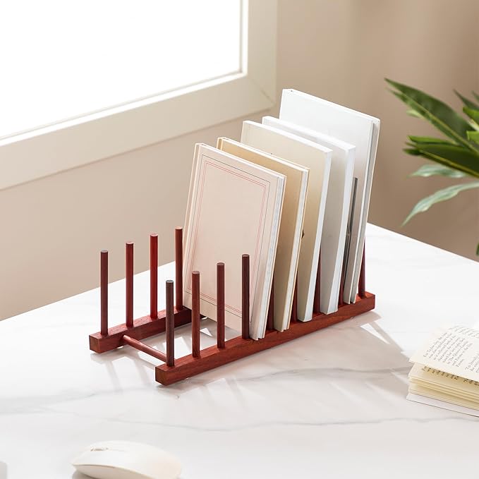 HBlife Rosewood Wooden Dish Drying Rack - Image 6