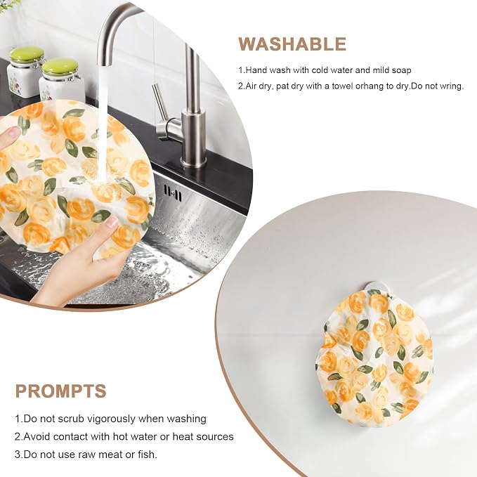 Reusable Bowl Covers for Bread Proofing - Image 6