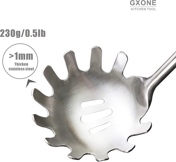Spaghetti Spoon, 304 Stainless Steel Pasta Spoon - Image 4