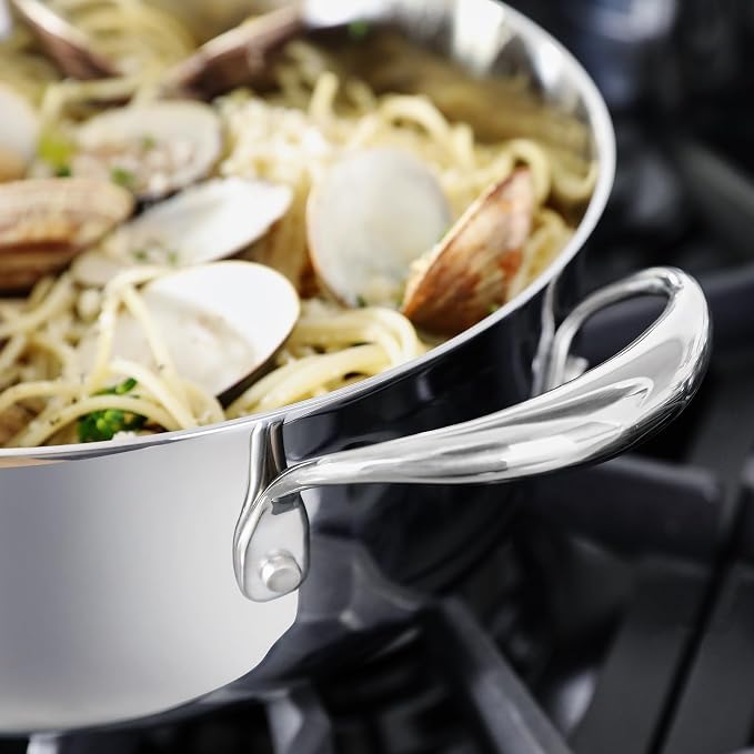 KEAWELL K3 Premium 4-Quart Tri-Ply Stainless Steel Sauté Pan - Image 8