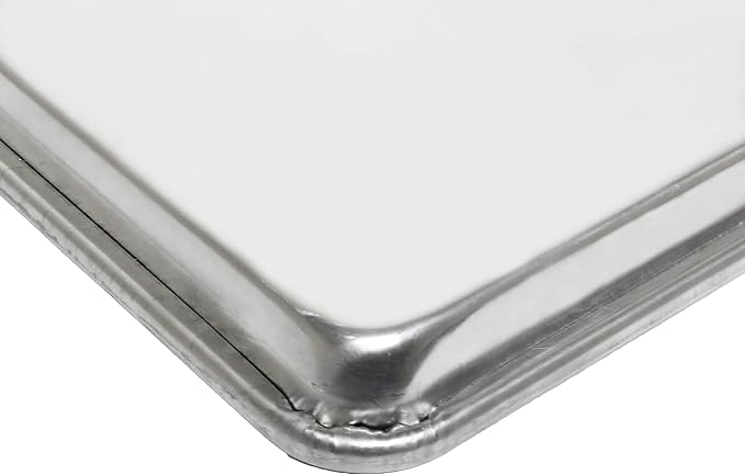 Excellante 9 1/2" X 13" Quarter Size Aluminum Sheet Pan, Comes In Each - Image 3