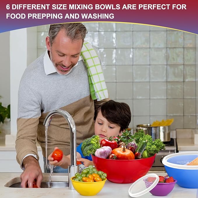 Greentainer Plastic Mixing Bowls - Image 8