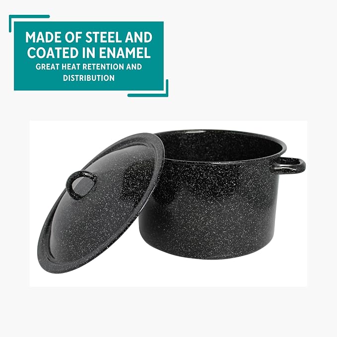 MIRRO 7.75qt Enamel Stock Pot - Image 3
