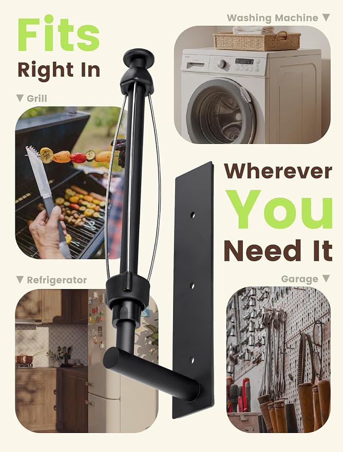 INMAKER Magnetic Paper Towel Holder, Strong Magnet Paper Towel Holder - Image 6