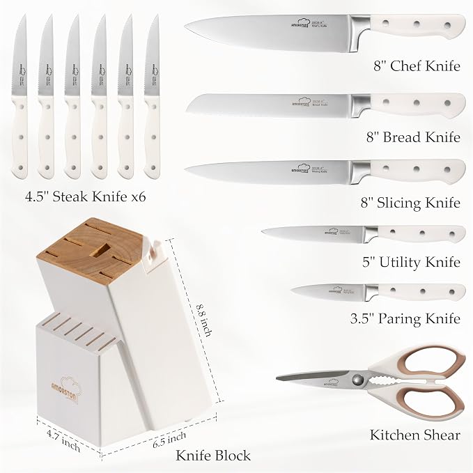 Knife Set, Kitchen Knives Set - Image 7