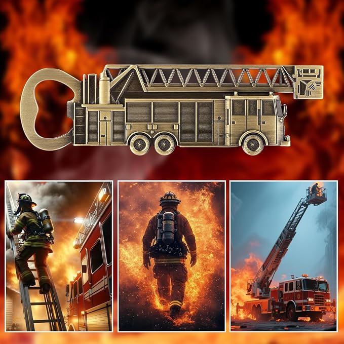 Fire Truck Bottle Opener – Firefighter Gifts - Image 4