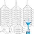 Hoolerry 50 Pcs Small Funnel for Filling Small Bottles Clear Plastic Mini by Hoolerry