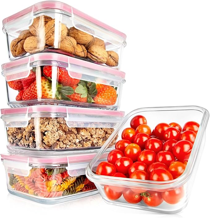 Nutrichef 10-Piece Glass Food Containers by NutriChef%E2%84%A2Kitchen