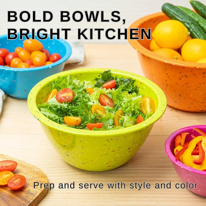 bzyoo Confetti Nesting Mixing Bowls Set - Image 8