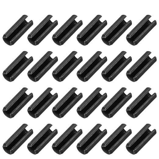 MECCANIXITY 25Pcs Slotted Split Roll Pins 2/5 Inch Dia. 1 Inch Length 65Mn by MECCANIXITY