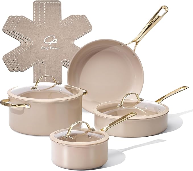 Chef Power Ceramic Cookware Sets, Cookware Set by ChefPower