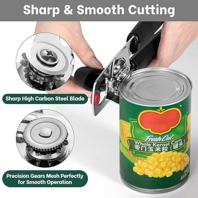 Beneno Can Opener, Heavy Duty Manual Can Opener - Image 4