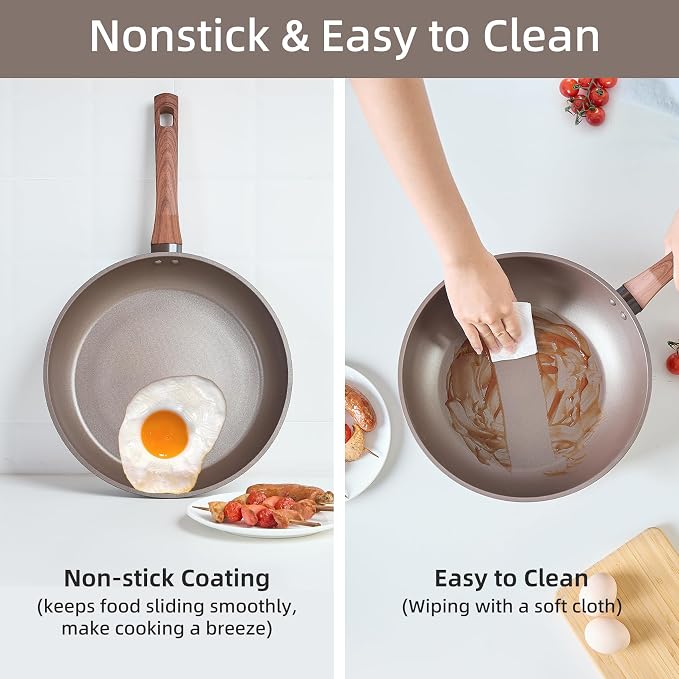 12Pcs Pots and Pans Set, Nonstick Cookware Sets, Non Stick Pots and Pan Set - Image 5
