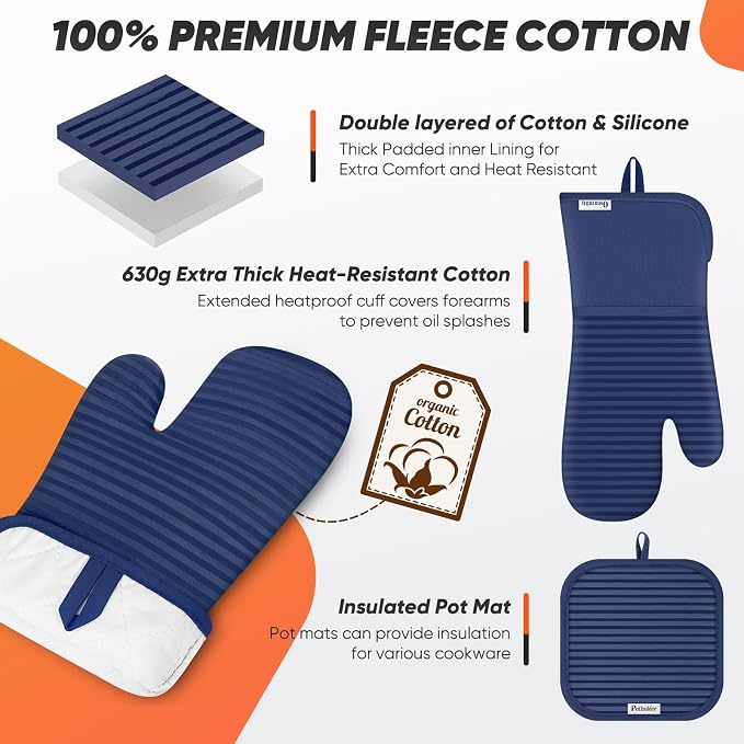 Oven Mitts Kitchen Towels and Dishcloths - Image 3