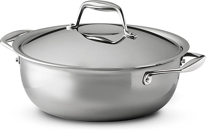 Tramontina Signature Tri-Ply Clad Stainless Steel 4-Quart Universal Pan by Tramontina