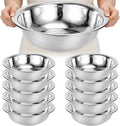 10 PCS Stainless Steel Mixing Bowls 13 Inch 8 Qt Extra Large Metal Basin by Unknown