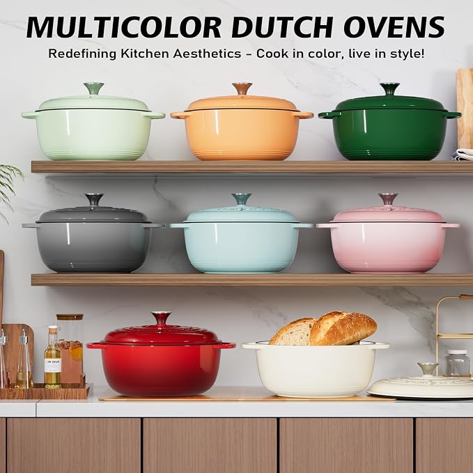 Enameled Cast Iron Dutch Oven - Image 8