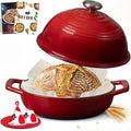 Overmont Enameled Cast Iron Bread Oven - 6QT Bread Dutch Oven by Overmont