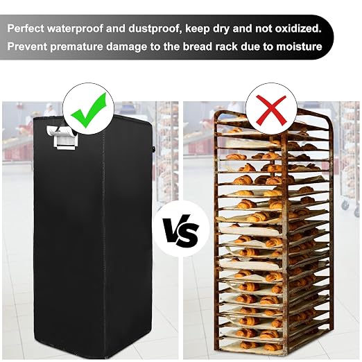Black 20tier Sheet Pan Rack/Bun Pan Rack Cover - Image 4
