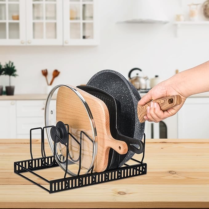 Toplife Pot Lids Organizer Rack - Image 4