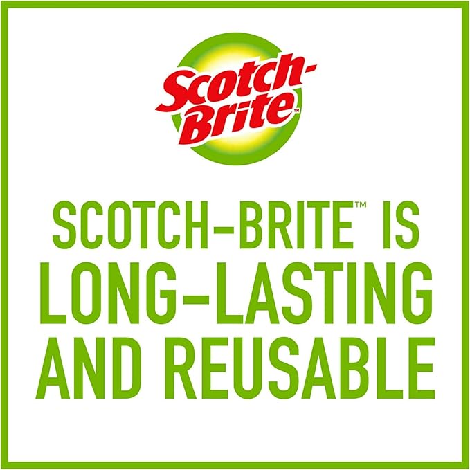 Scotch-Brite Glass and Water Bottle Brush, Long-Lasting, Safe on Glassware - Image 5