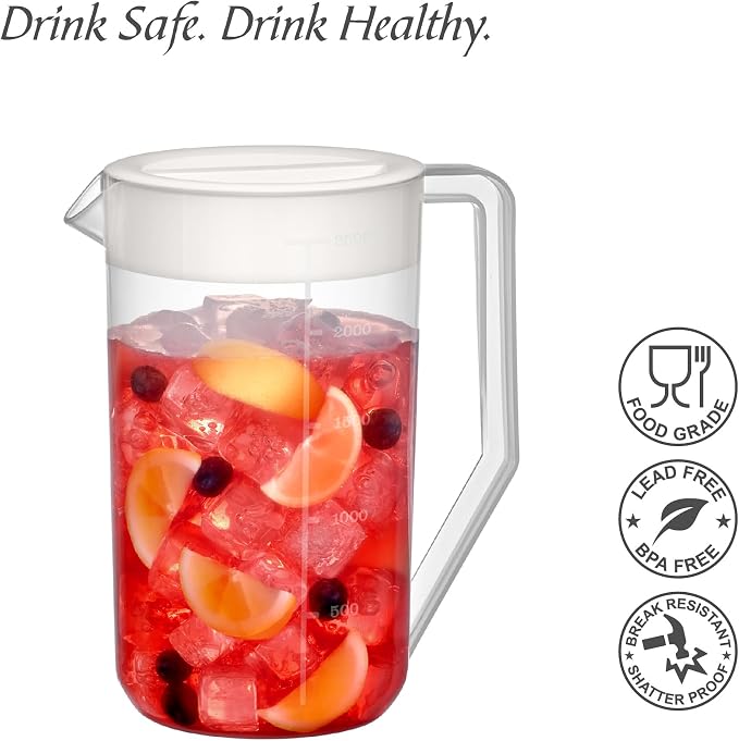 Amazing Abby - Kitchen Party - 2-Quart Plastic Pitcher, Unbreakable Water - Image 5