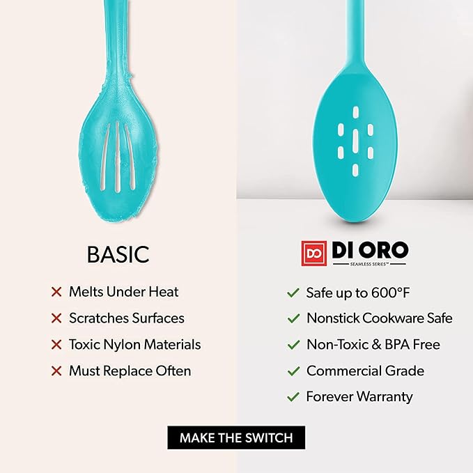 DI ORO Silicone Cooking Spoons - Image 7
