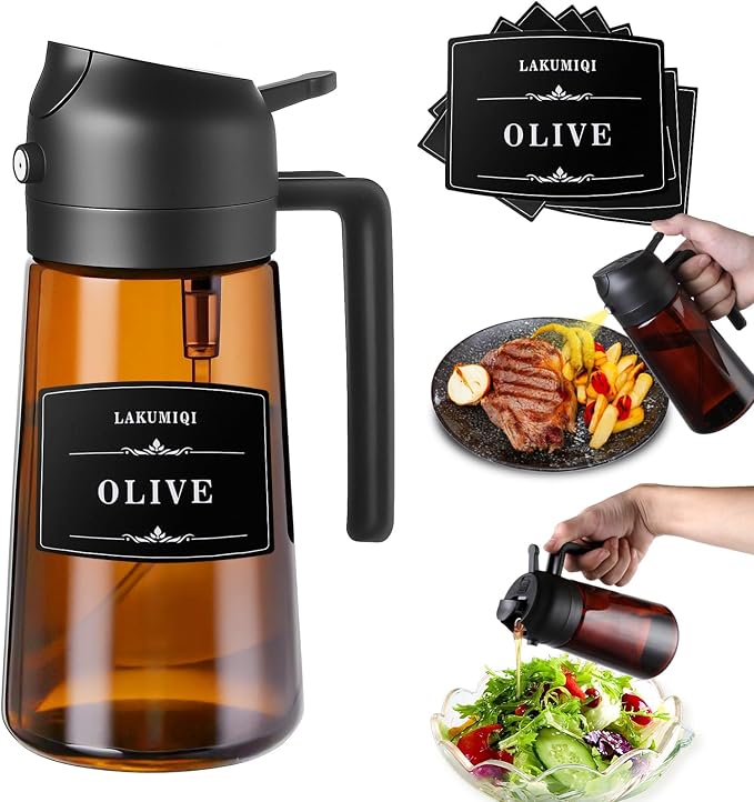 LAKUMIQI 2-in-1 Olive Oil Sprayer by LAKUMIQI