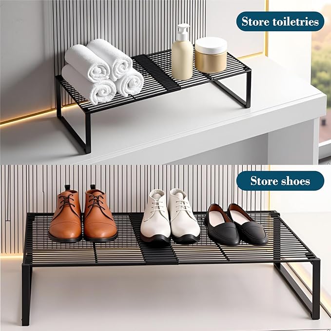 Extendable Metal Wire Shelf Organizer - Image 7