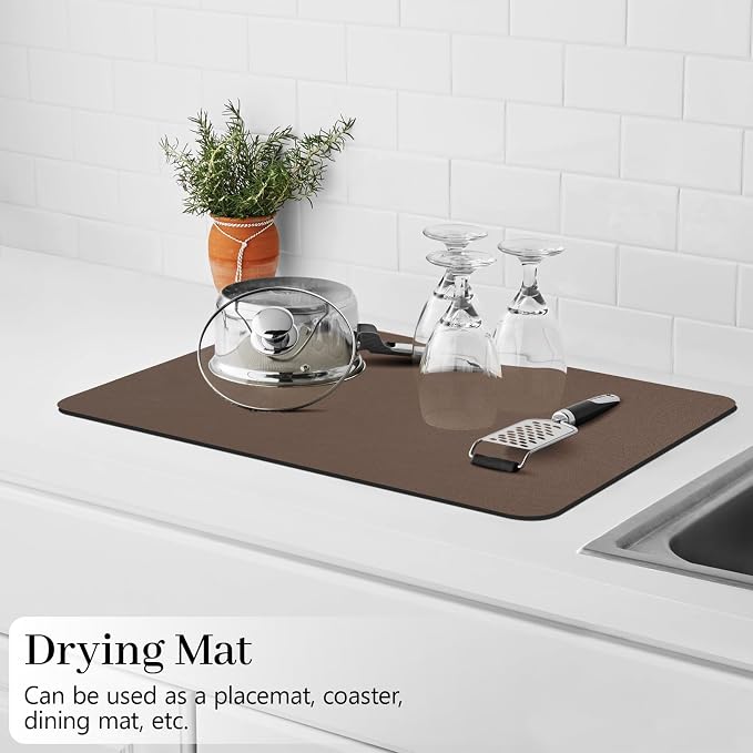Bloss Coffee Mat, Bar Mat, Hide Stain Absorbent Drying Mat - Image 5