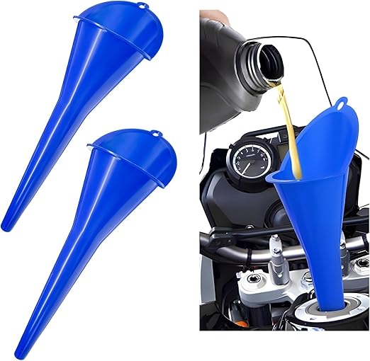 Long-Neck Oil Funnel for Automotive – Multi-Function Plastic Funnel for Oil by Cartisen
