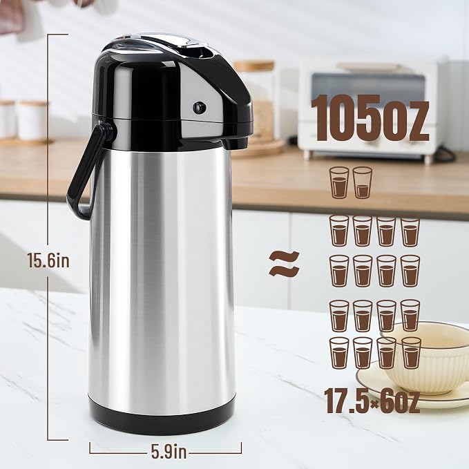 Upgraded Airpot Coffee Carafe - Image 2