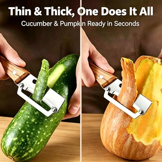 2-in-1 Multifunctional Vegetable Peeler, Premium Vegetable Peeler - Image 4
