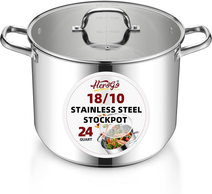 Herogo 24-Quart 18/10 Stainless Steel Stock Pot by Herogo