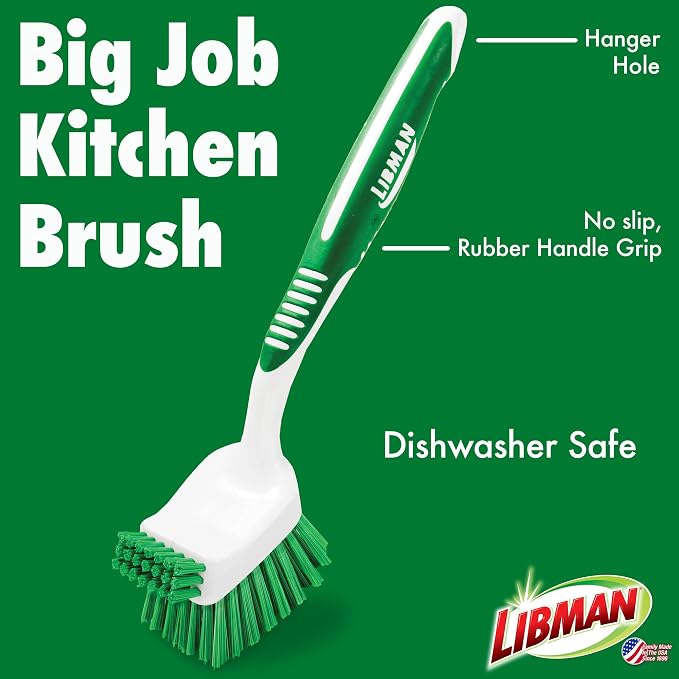 Libman Heavy Duty Scrub Brush Kit | Cleaning Brushes - Image 4