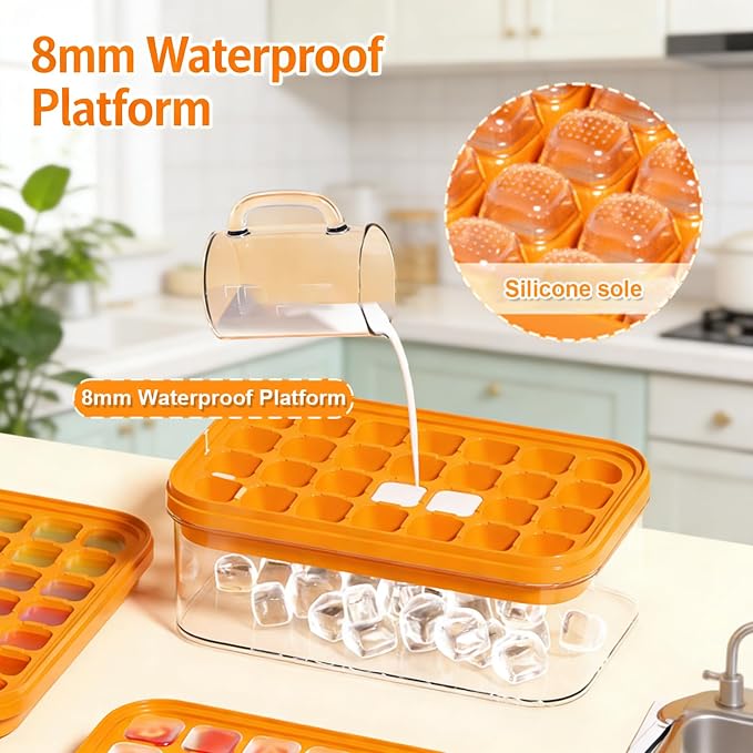 Effortless Ice Cube Tray, One-Second Release Ice Maker - Image 3